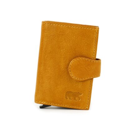 Bear Design Evie CP6813 Pasjeshouder (met muntgeld klepvakje) - Yellow