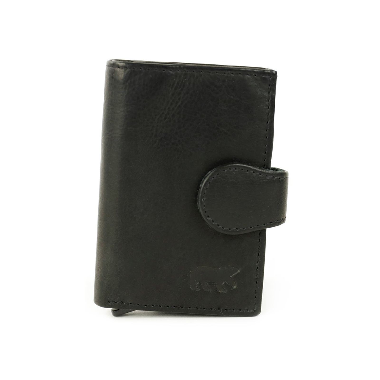 Bear Design Evie CP6813 Pasjeshouder (met muntgeld klepvakje) - Zwart