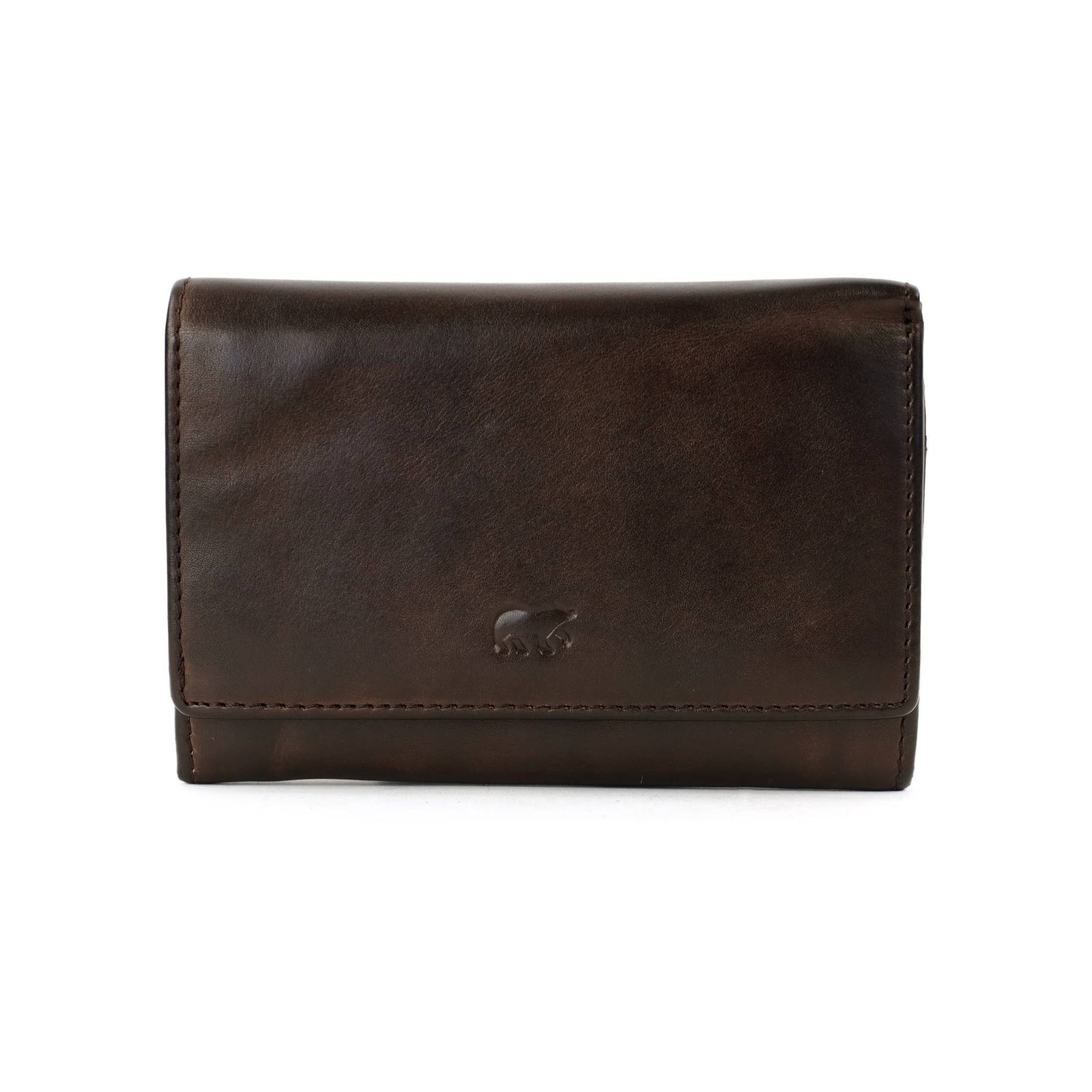 Bear Design Flappie Portemonnee CL15572 - Brown