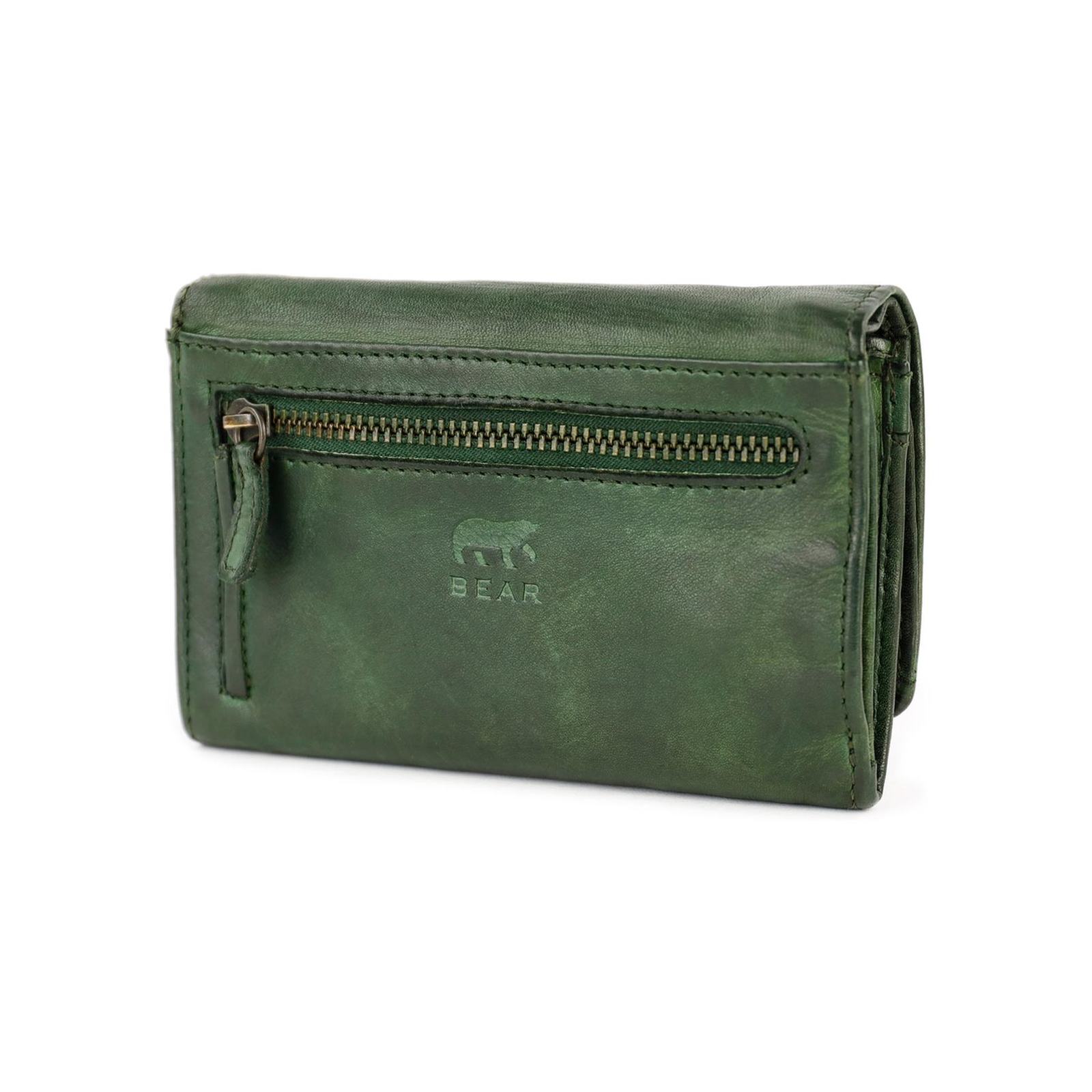 Bear Design Flappie Portemonnee CL15572 - Green - Afbeelding 4