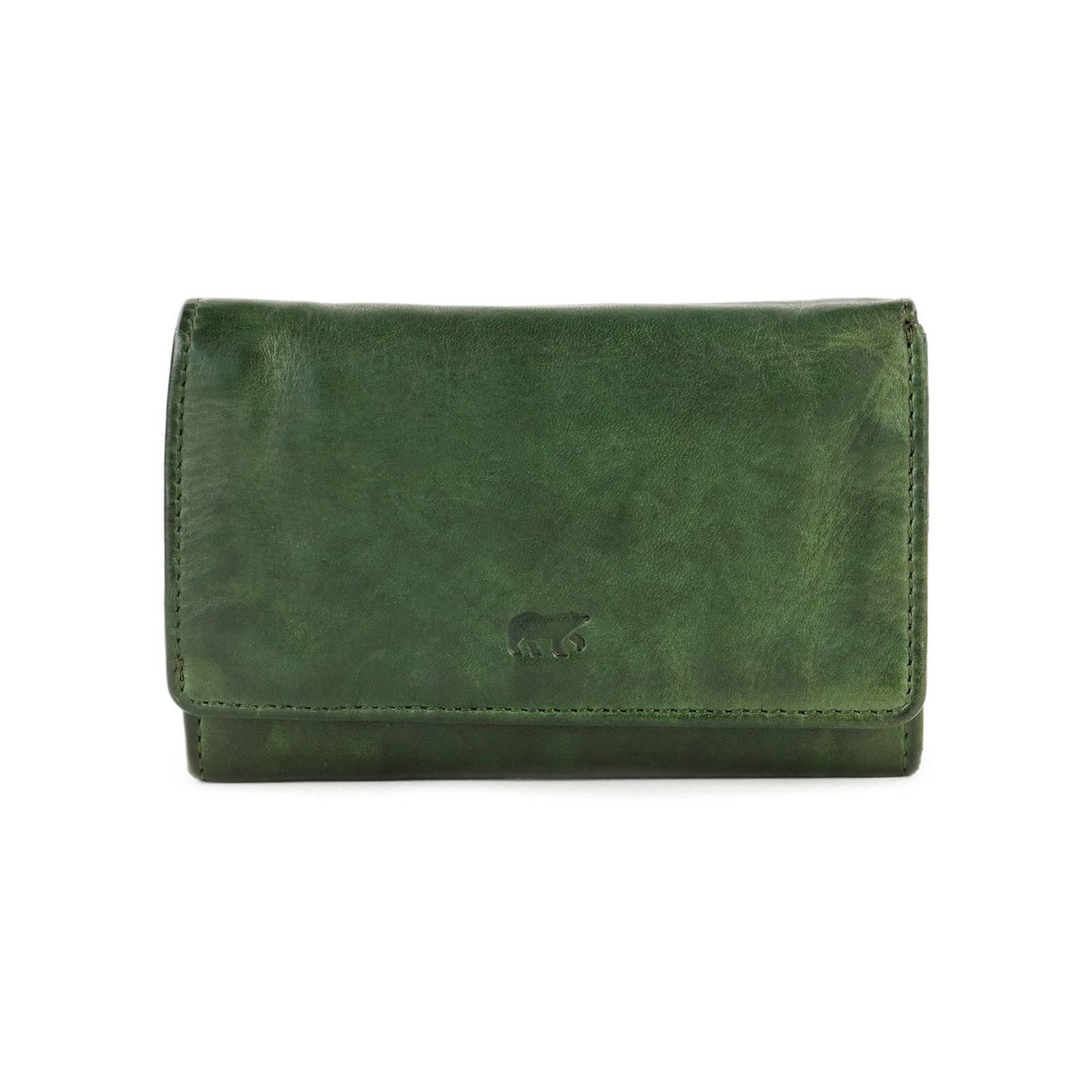 Bear Design Flappie Portemonnee CL15572 - Green