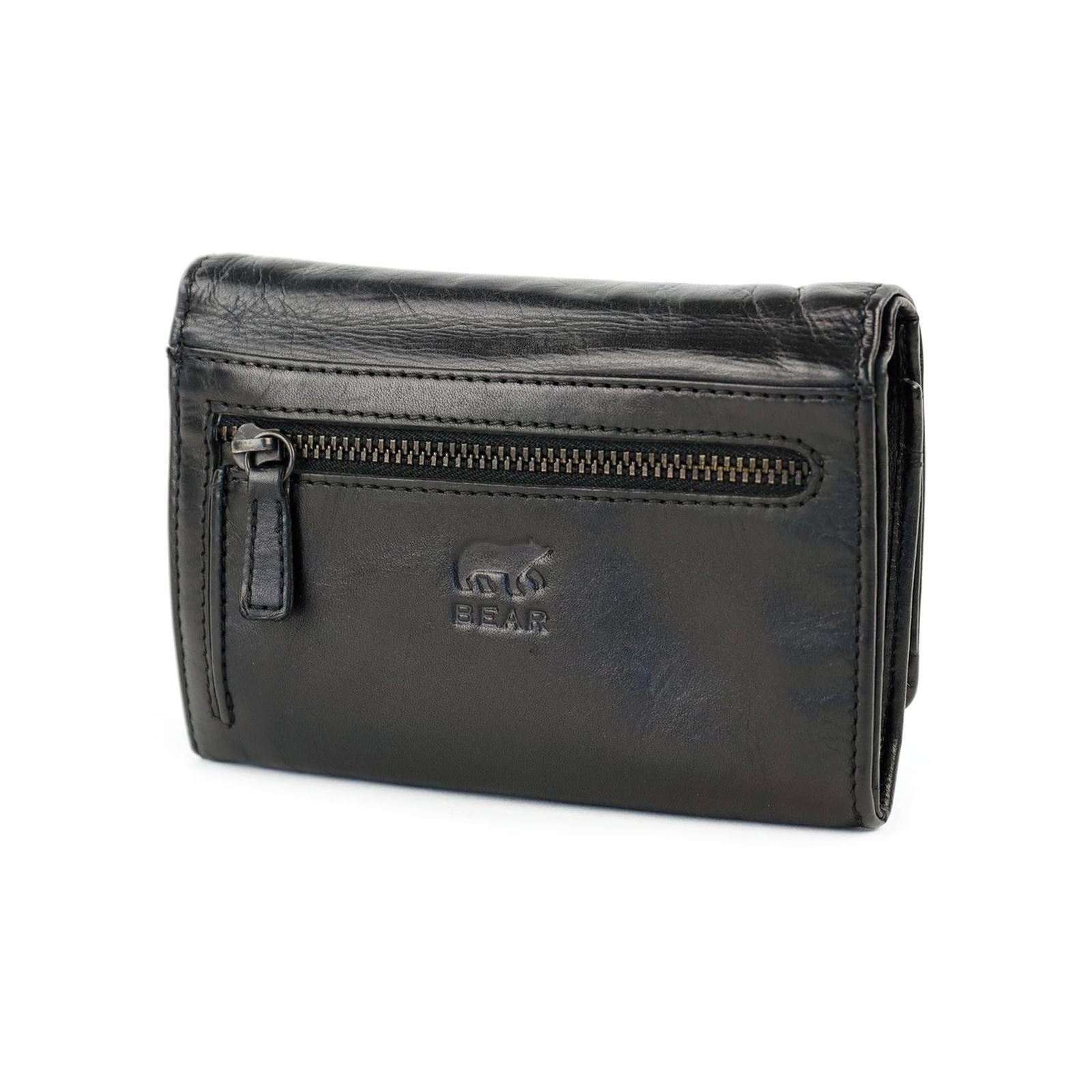 Bear Design Flappie Portemonnee CL15572 - Zwart - Afbeelding 4