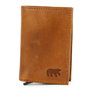 Bear Design Frits leren pasjeshouder cognac | CP7080 cognac voorkant