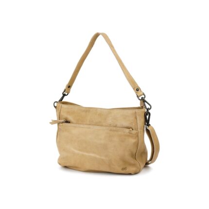 Bear Design Jade leren schoudertas dames | CL-44634 beige voorkant