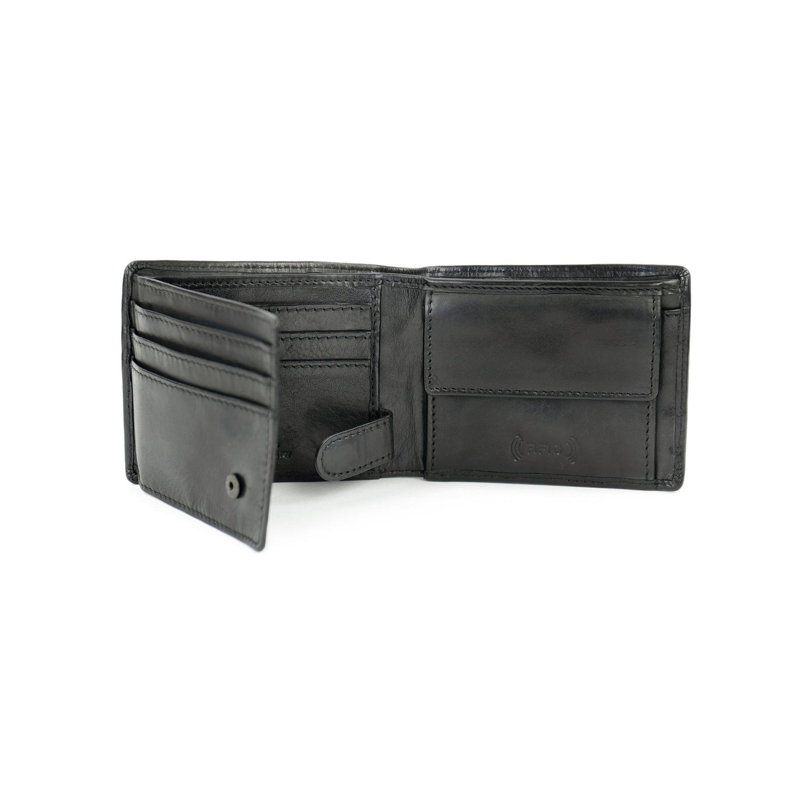Bear Design Jim Billfold Portemonnee CL21630 - Zwart - Afbeelding 6