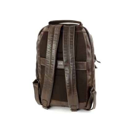 Bear Design Mathijs leren laptoprugzak | CL44692 bruin achterkant