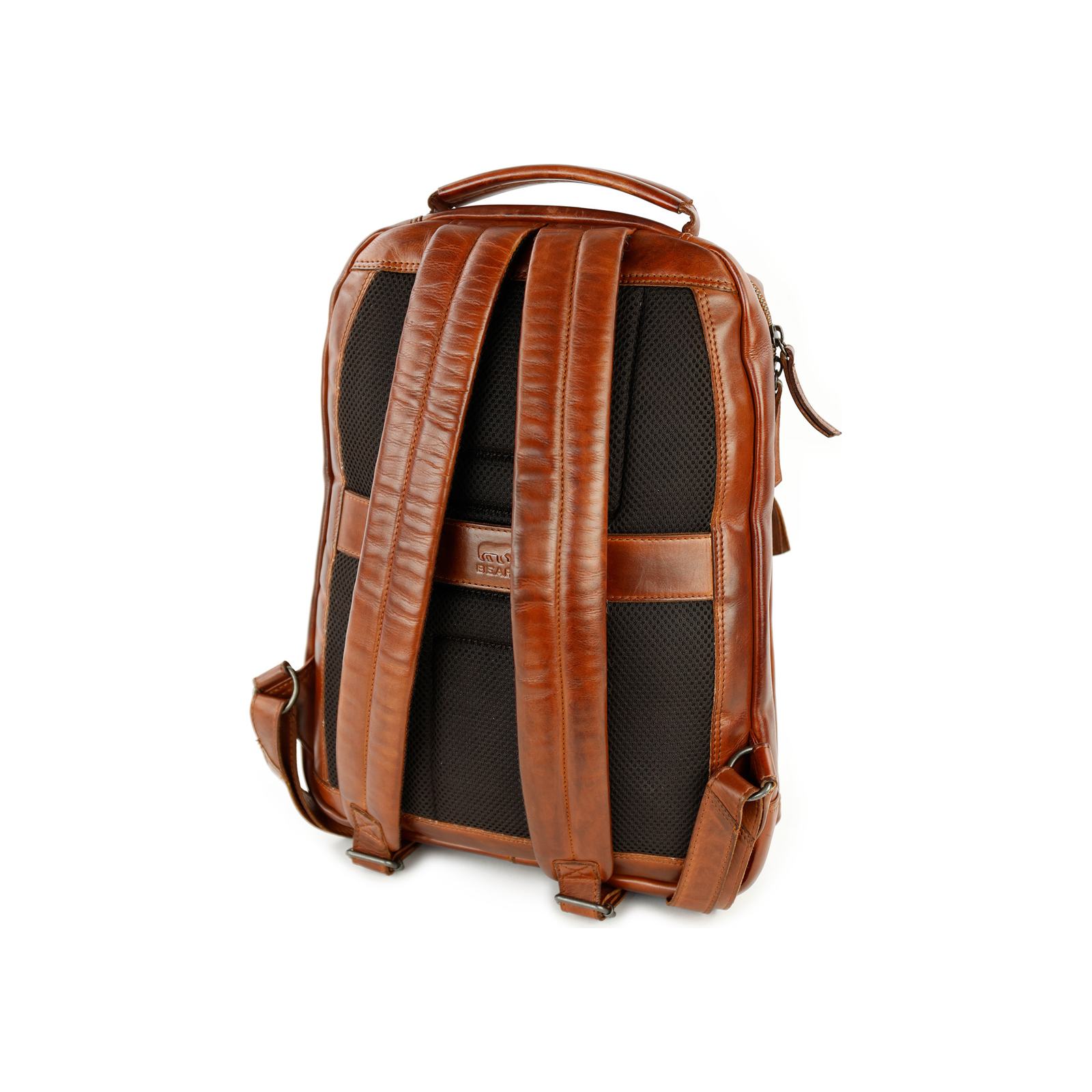 Bear Design Mathijs leren laptoprugzak | CL44692 cognac achterkant