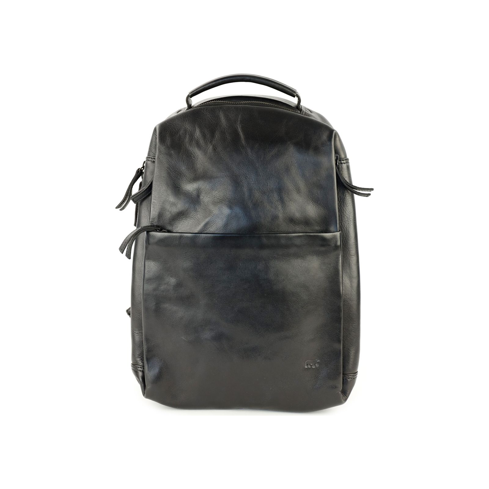 Bear Design Mathijs leren laptoprugzak | CL44692 zwart voorkant