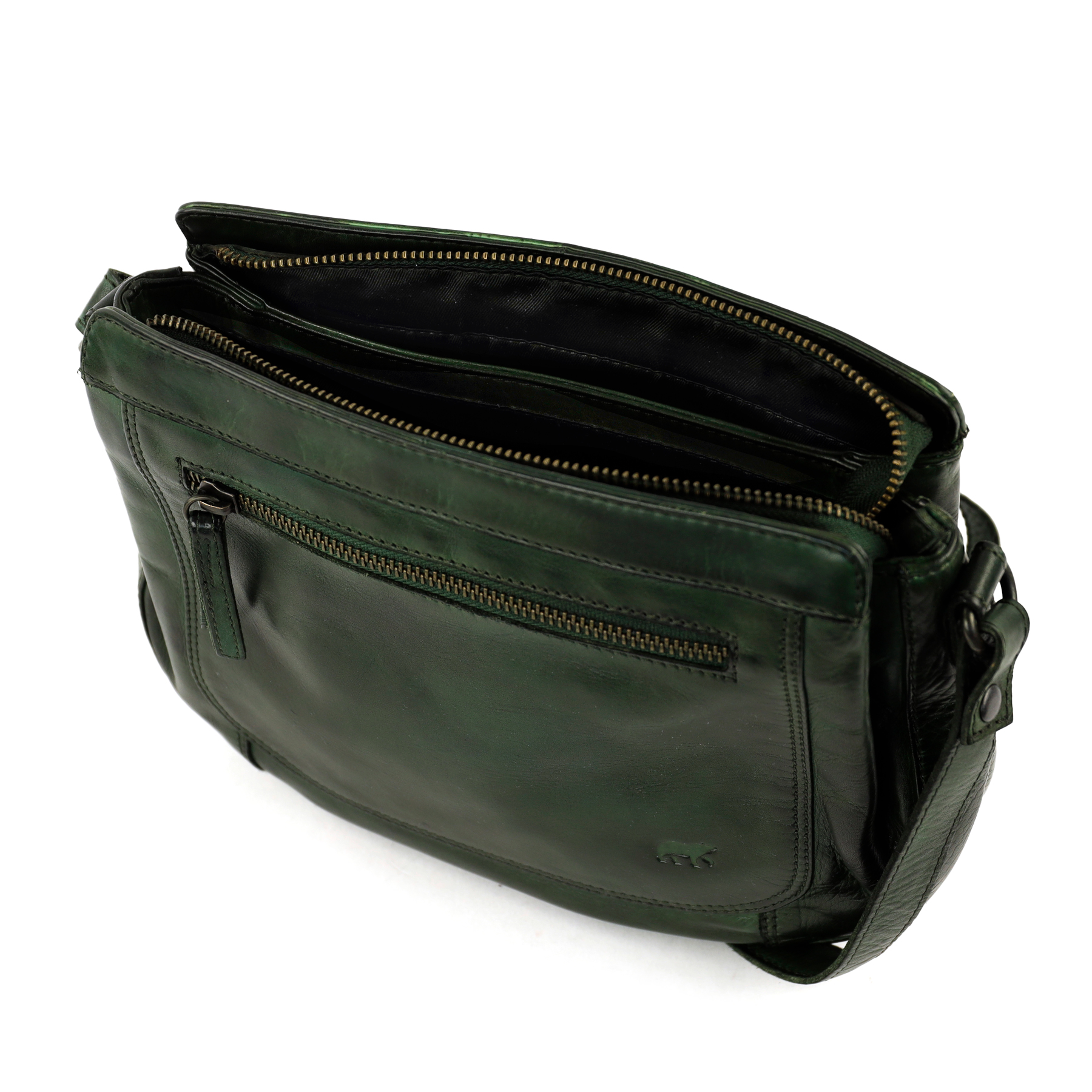 Bear Design Miley schoudertas (leren schoudertas) - Green - Afbeelding 3