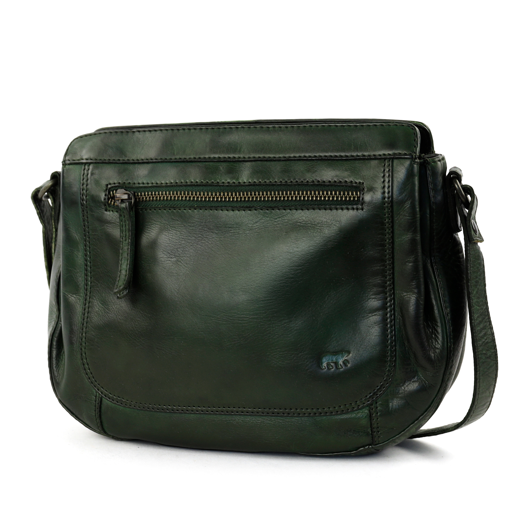 Bear Design Miley schoudertas (leren schoudertas) - Green - Afbeelding 2