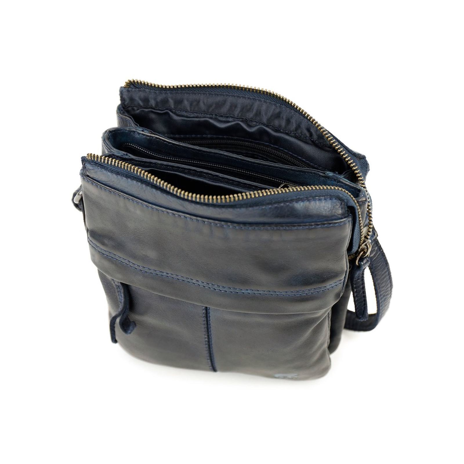 Bear Design Monique crossbody (leren schoudertas) - Blue - Afbeelding 3