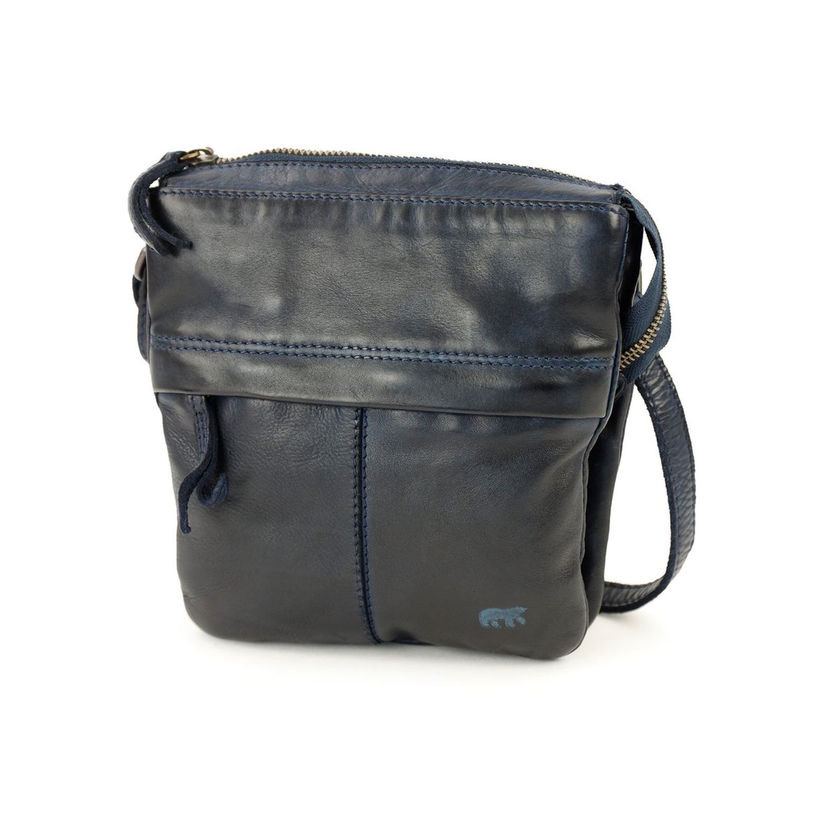Bear Design Monique crossbody (leren schoudertas) - Blue - Afbeelding 2