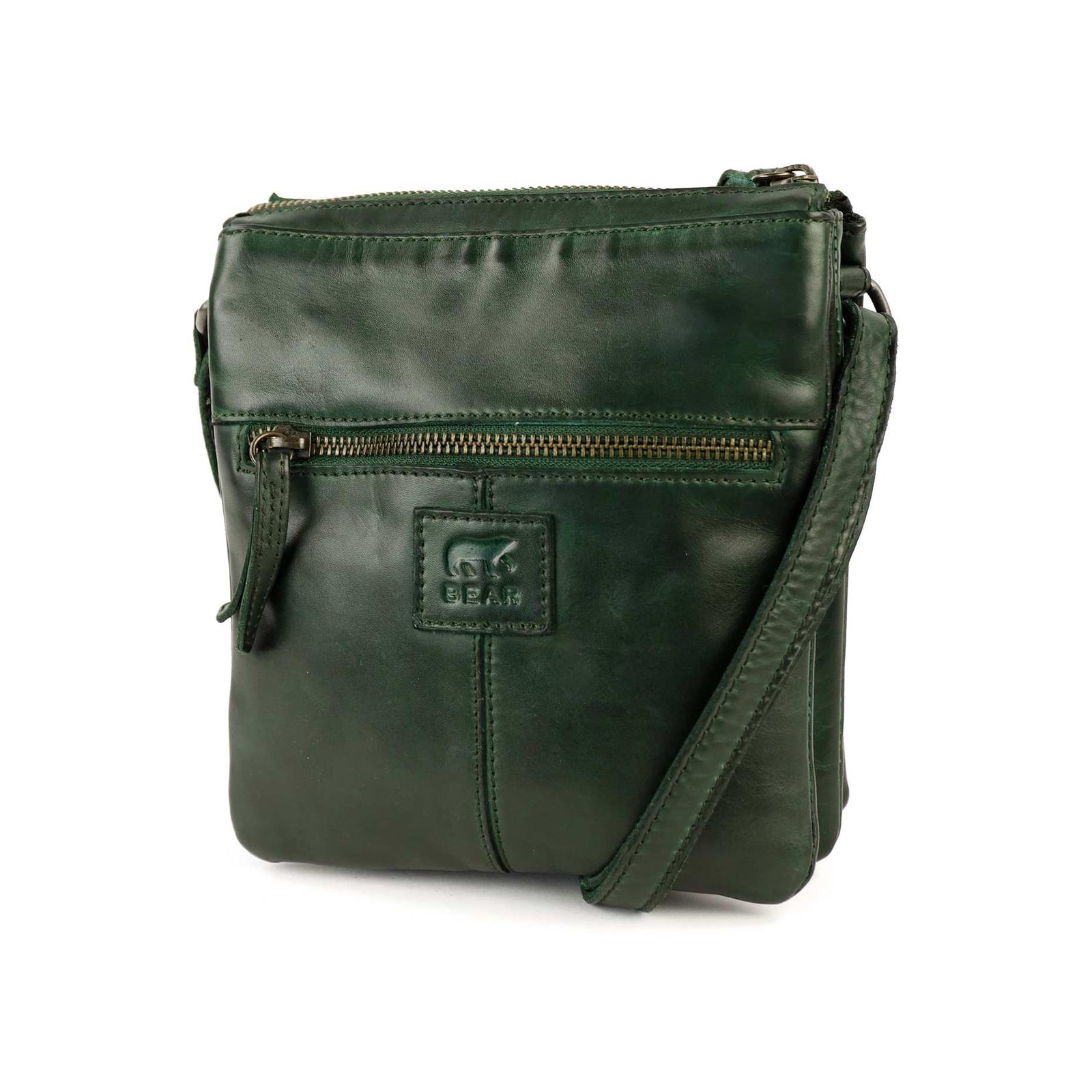 Bear Design Monique crossbody (leren schoudertas) - Green - Afbeelding 4