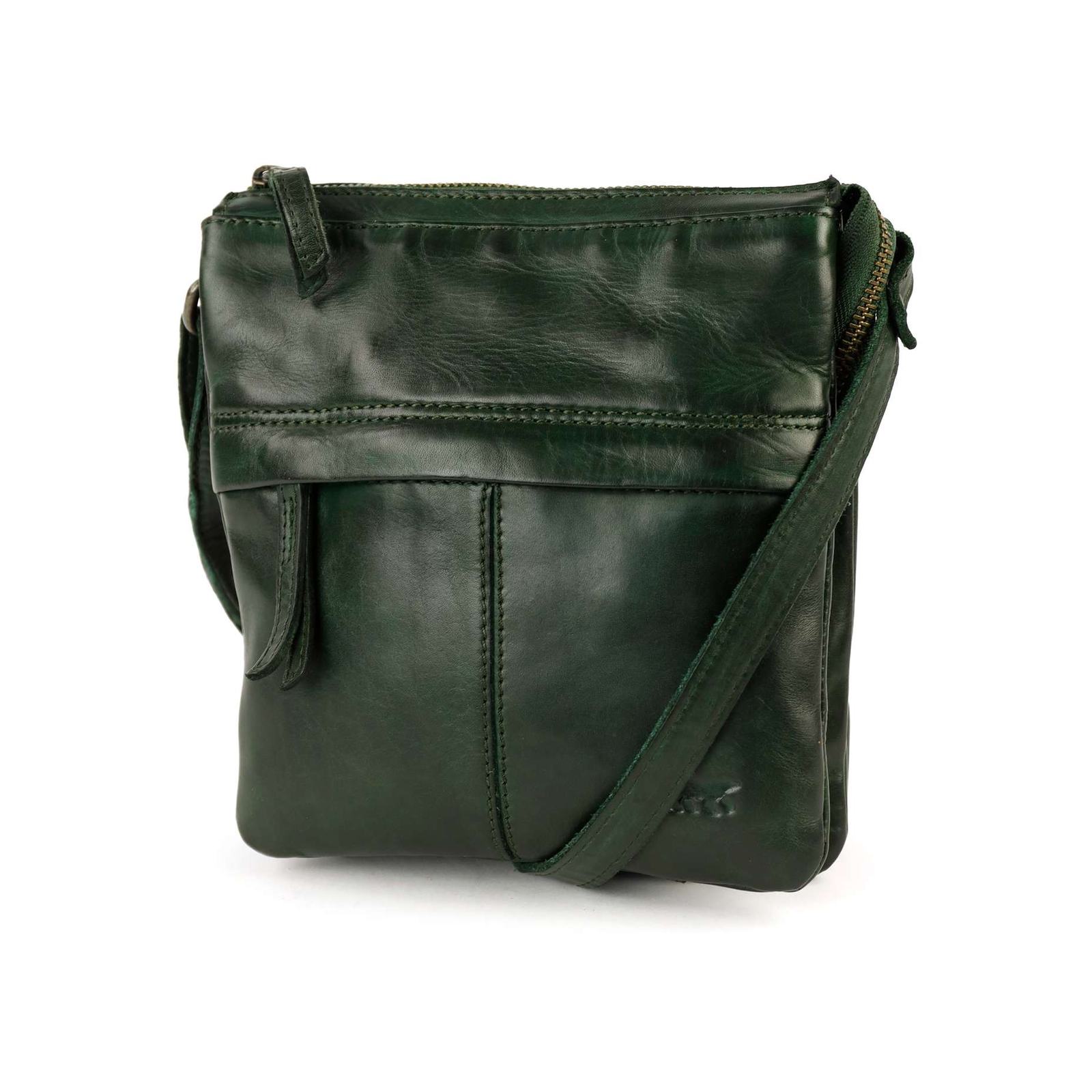 Bear Design Monique crossbody (leren schoudertas) - Green - Afbeelding 2