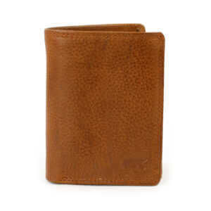 Bear Design Nolan leren billfold portemonnee cognac voorkant