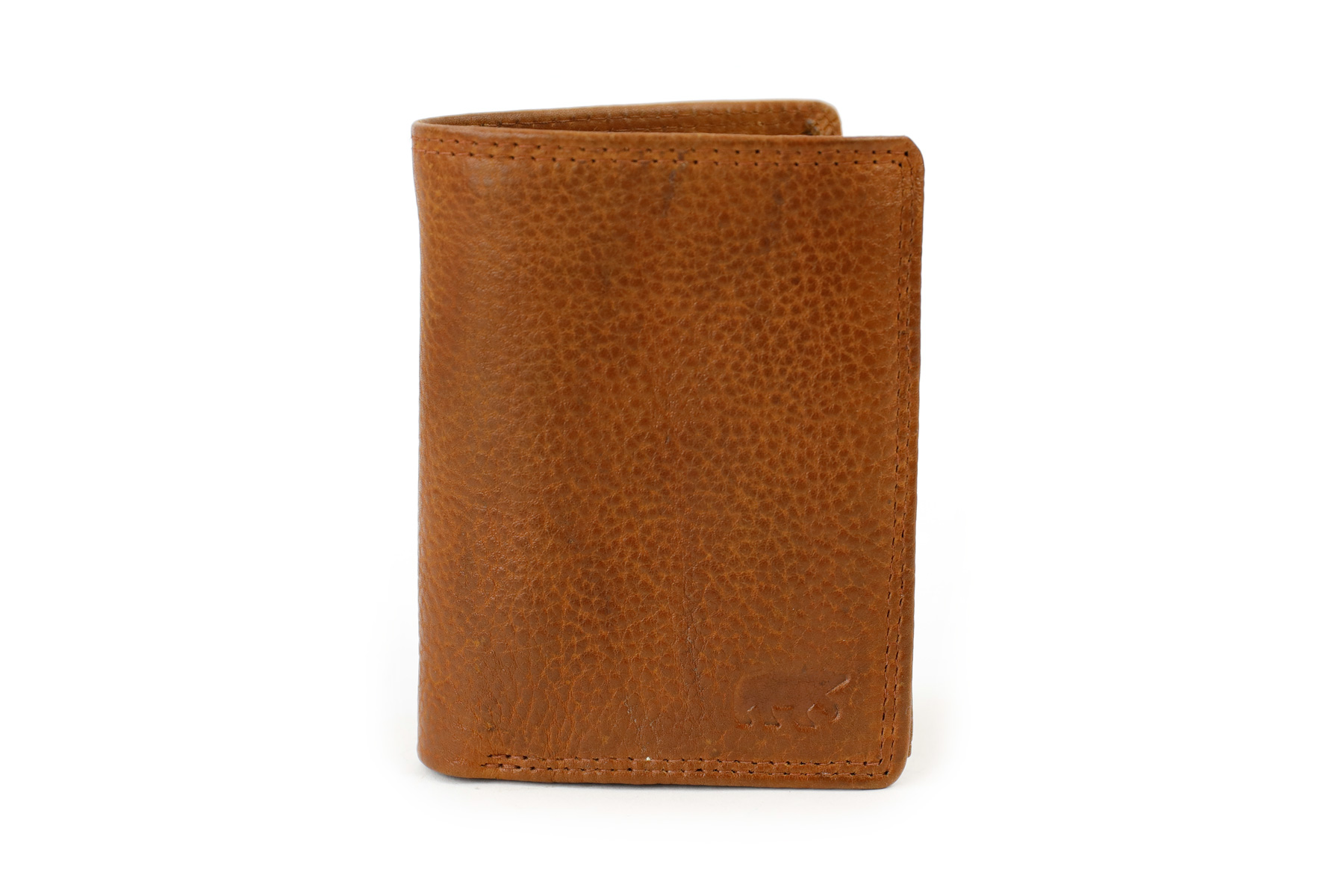 Bear Design Nolan leren billfold portemonnee cognac voorkant