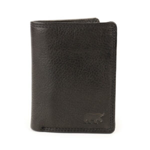 Bear Design Nolan leren billfold portemonnee zwart voorkant
