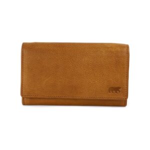 Bear Design Sigrid overslag portemonnee cognac | CP6096 voorkant