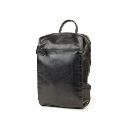 Bear Design Sil rugzak (leren daypack) - Zwart