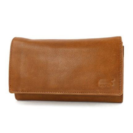 Bear Design Sweety XL leren portemonnee cognac | CP6041 zijkant