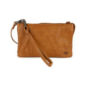 Bear Design Uma Callisto Pelle Clutch cognac | CP1119 cognac voorkant