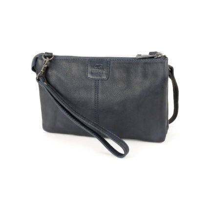 Bear Design Uma Callisto Pelle Clutch navy | CP1119 navy achterkant