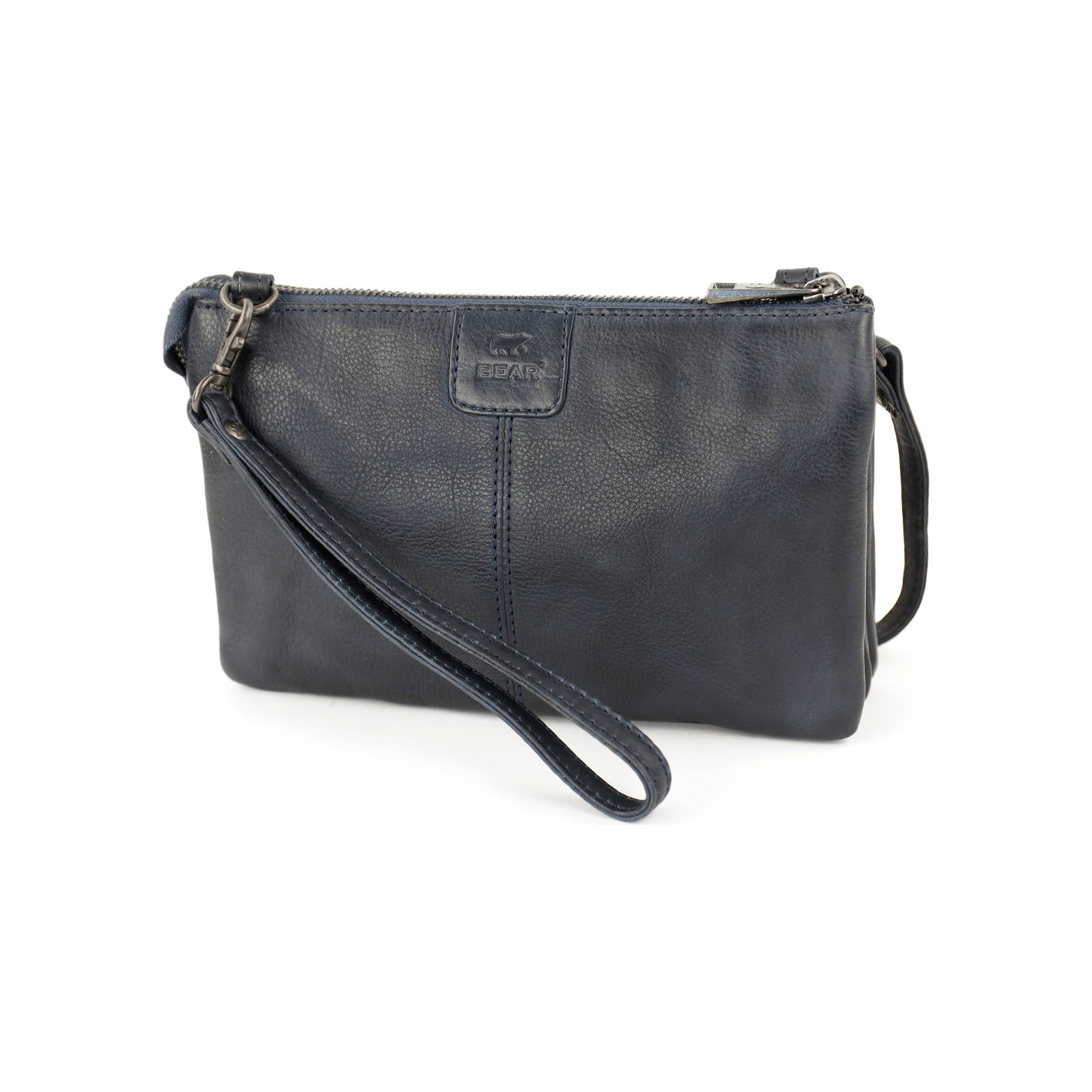 Bear Design Uma Callisto Pelle Clutch navy | CP1119 navy achterkant