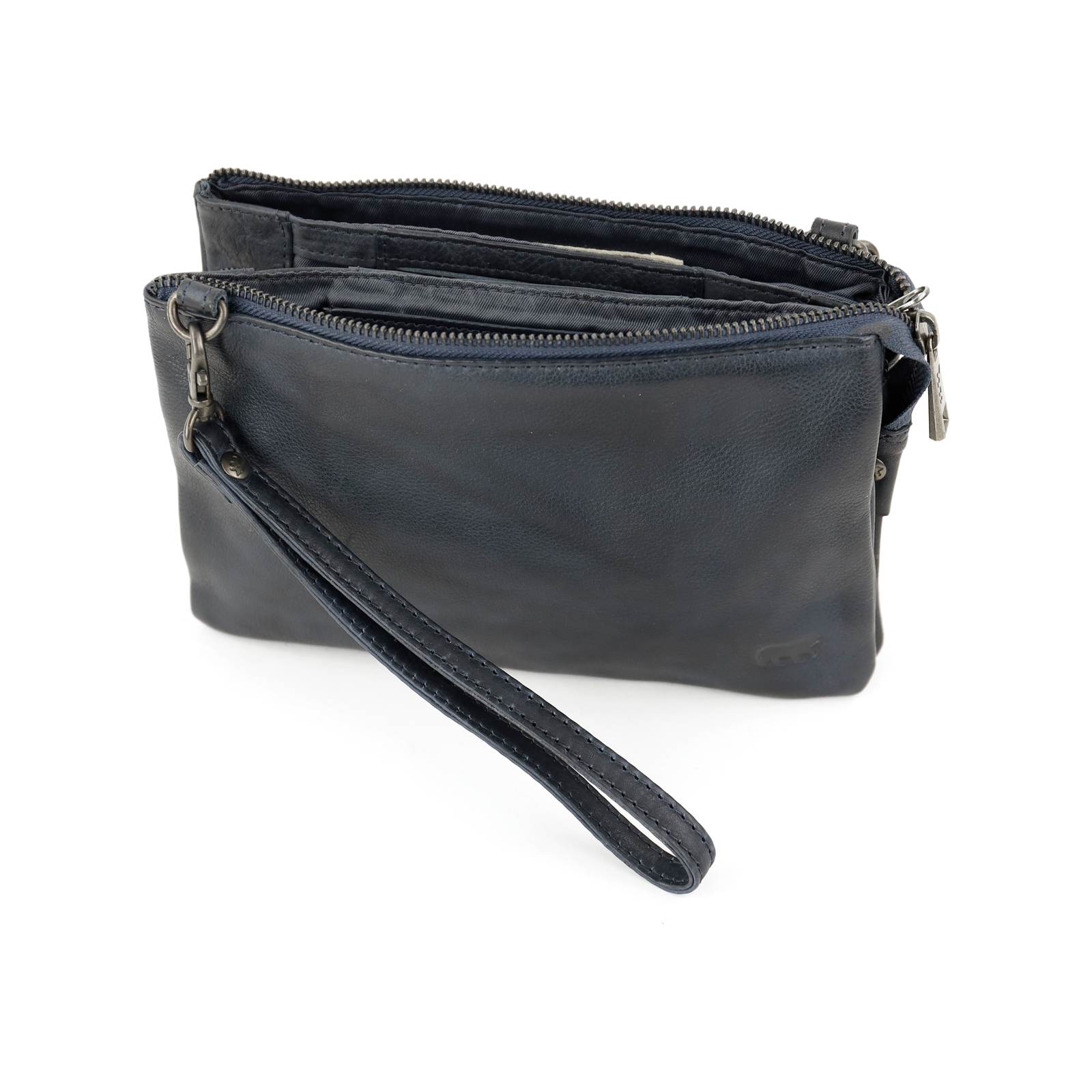 Bear Design Uma Callisto Pelle Clutch navy | CP1119 navy open