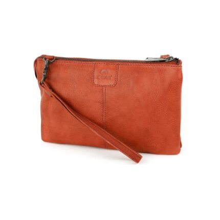 Bear Design Uma Callisto Pelle Clutch red | CP1119 red achterkant