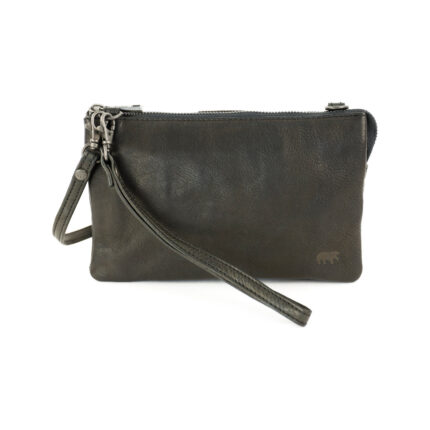 Bear Design Uma Callisto Pelle Clutch zwart | CP1119 zwart voorkant
