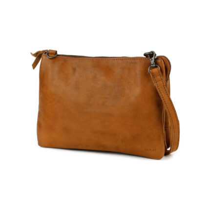 Bear Design Uma XL leren portemonneetas CP1268 (7 pasjesvakken) - Cognac