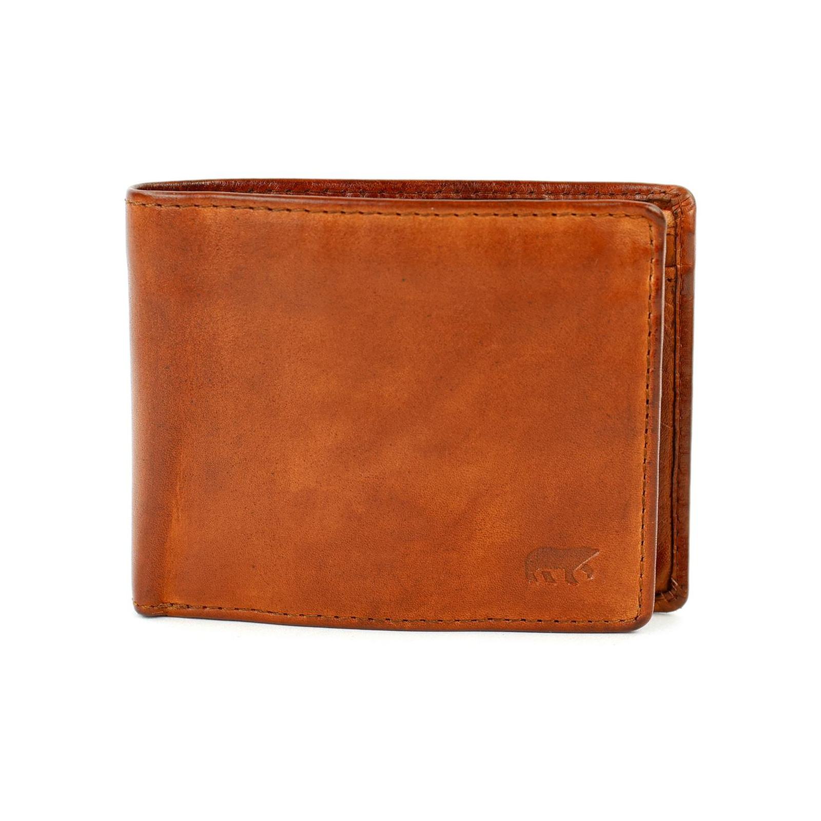 Bear Design Wesley Billfold portemonnee - Cognac