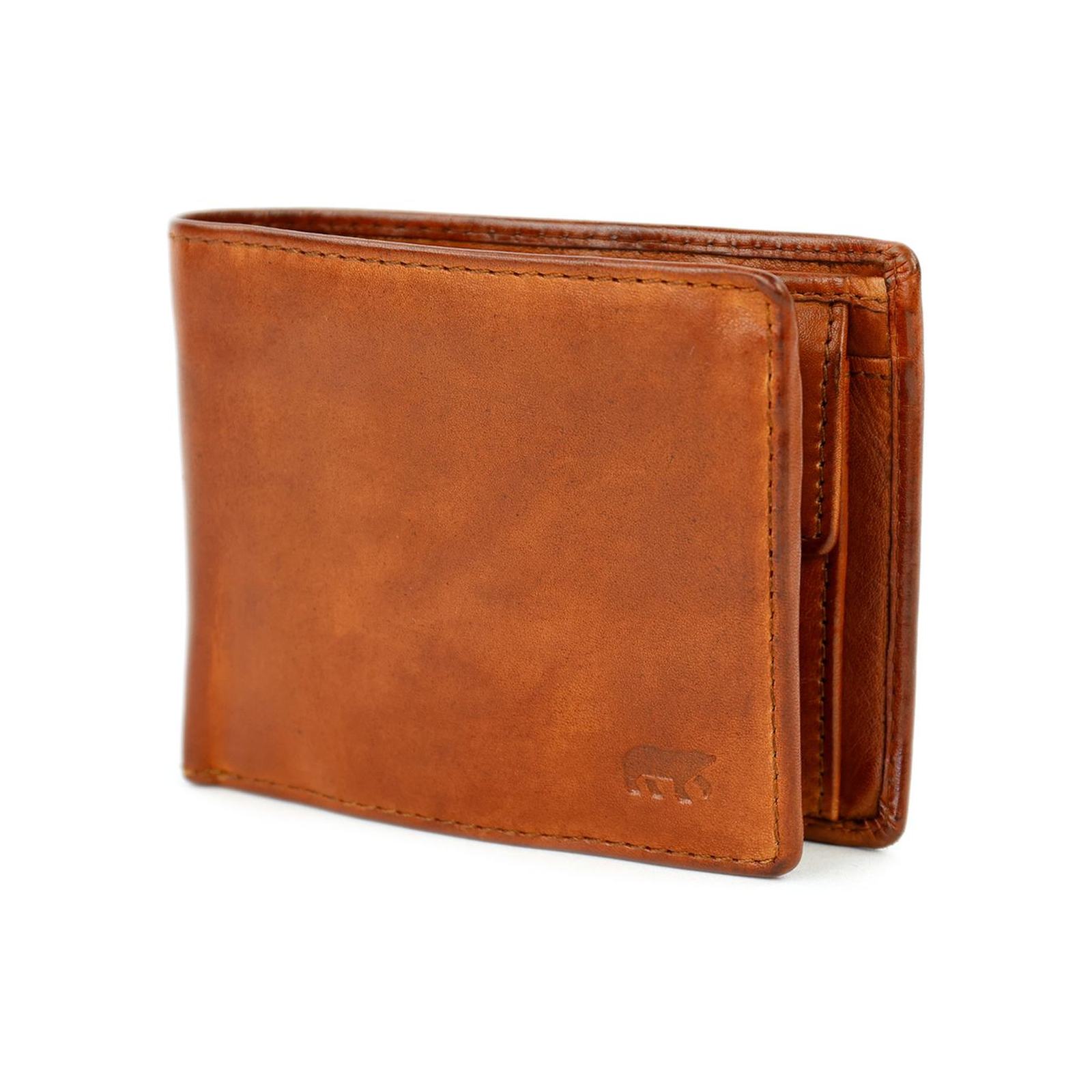 Bear Design Wesley Billfold portemonnee - Cognac - Afbeelding 2