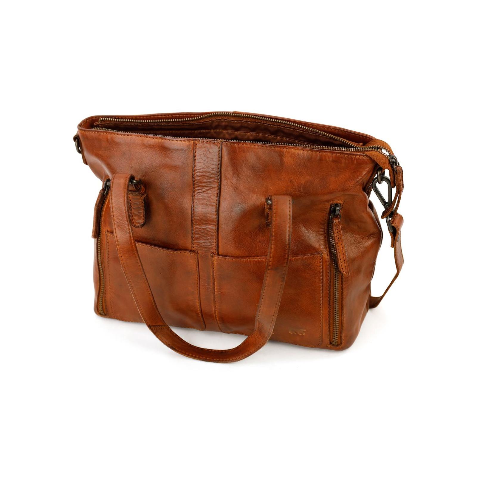 Bear Fleur schoudertas (hand- en schoudertas) - Cognac - Afbeelding 3