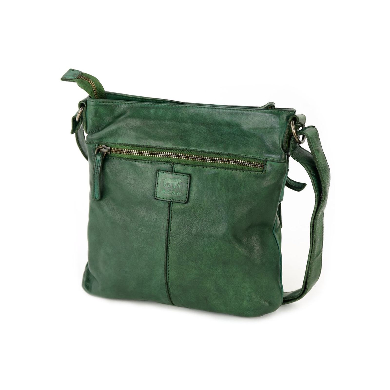 Bear Luna schoudertasje (leren schoudertas / crossbody) - Green - Afbeelding 3