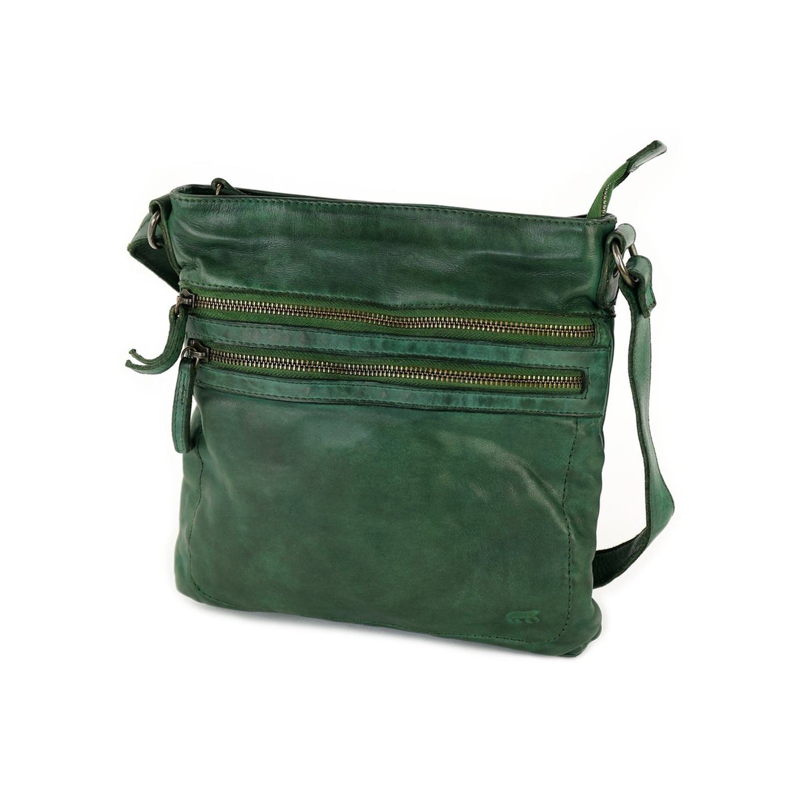 Bear Luna schoudertasje (leren schoudertas / crossbody) - Green - Afbeelding 4