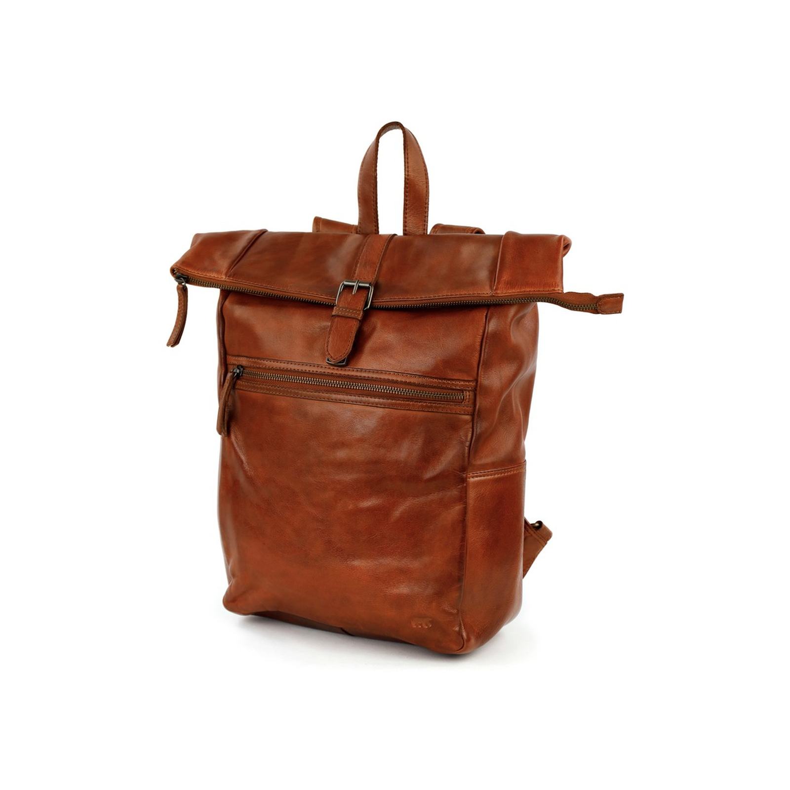 Bear Rick rugzak (Cow-Lavato leren rugzak) - Cognac