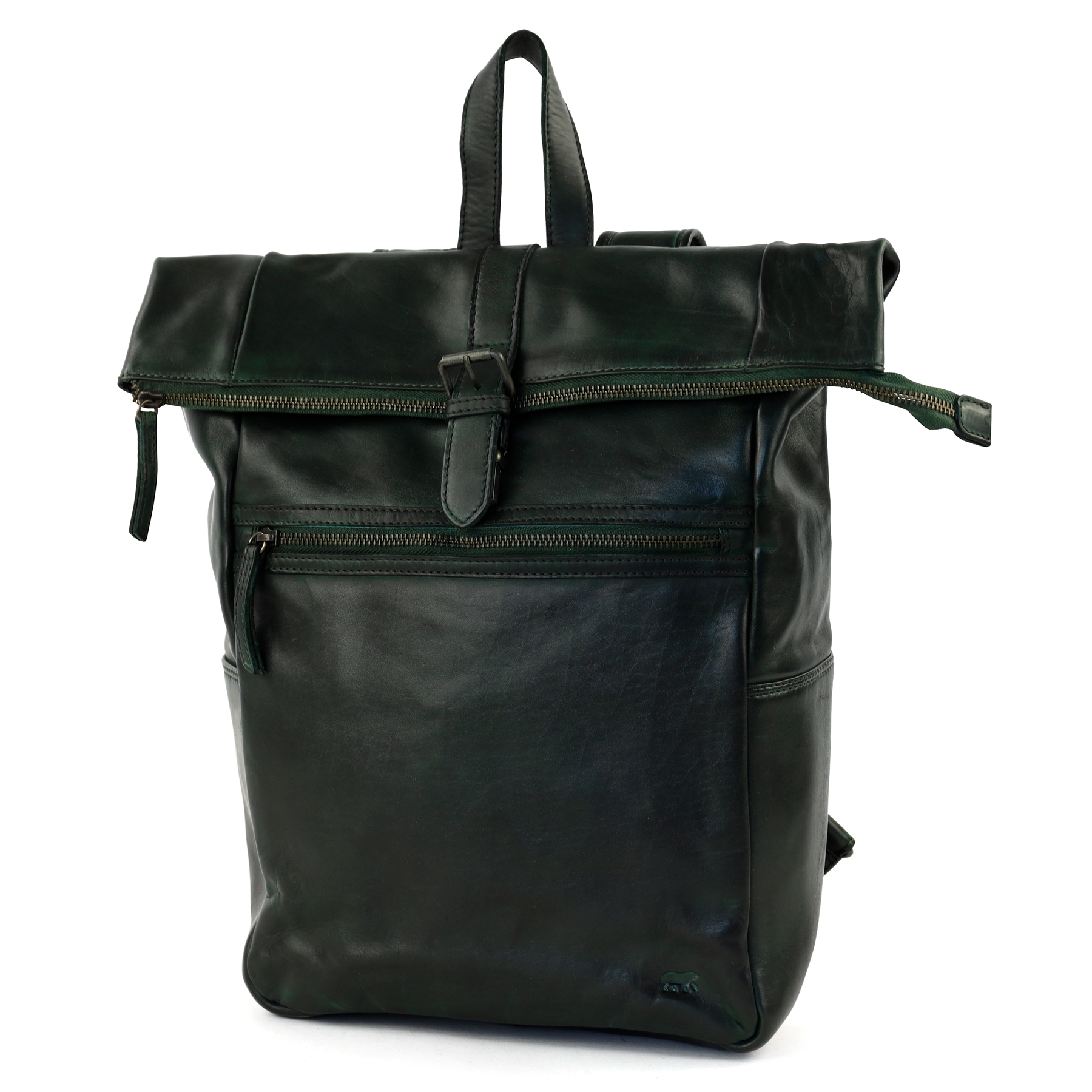 Bear Rick rugzak (Cow-Lavato leren rugzak) - Green - Afbeelding 2