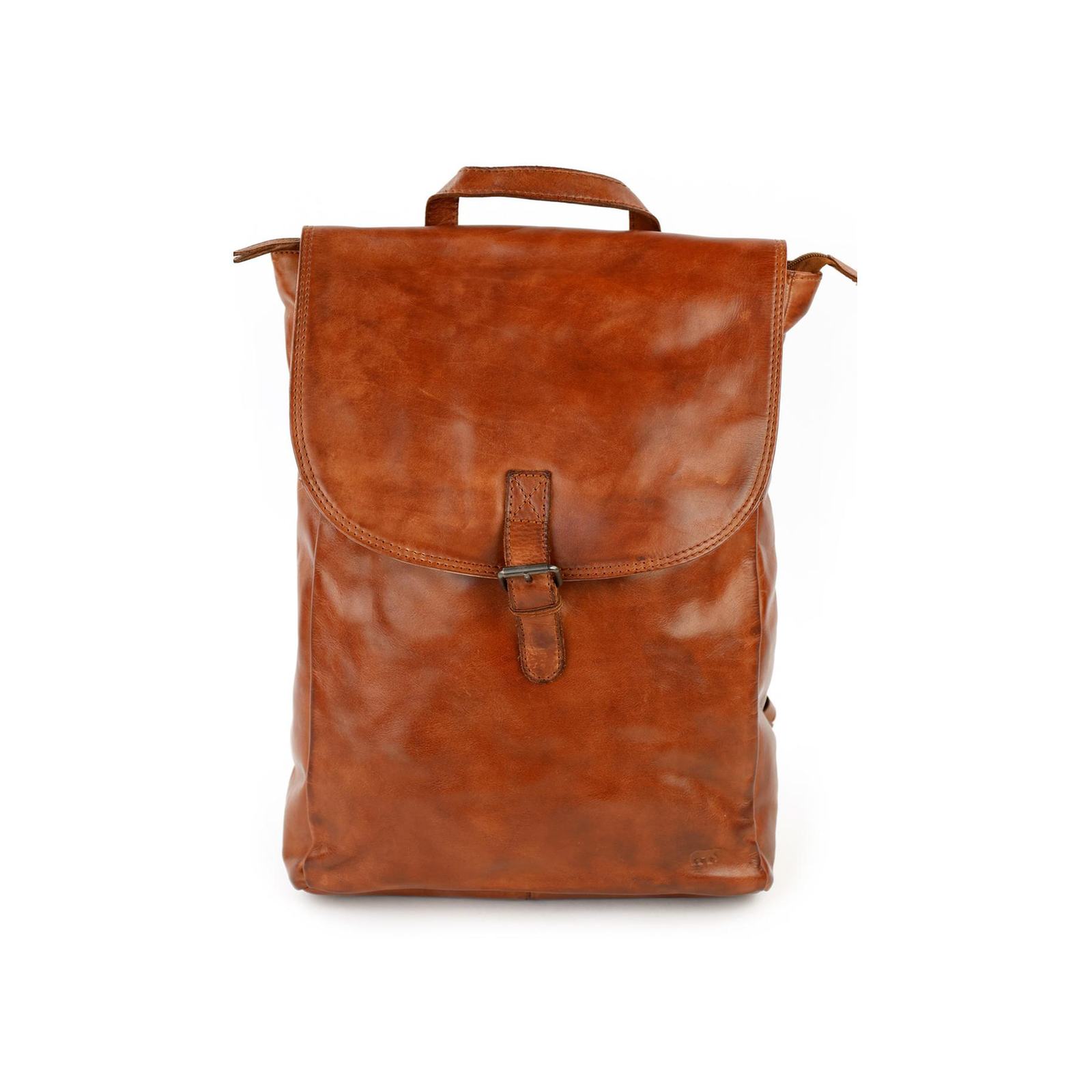 Bear Rob rugzak (Cow-Lavato leren rugzak) - Cognac