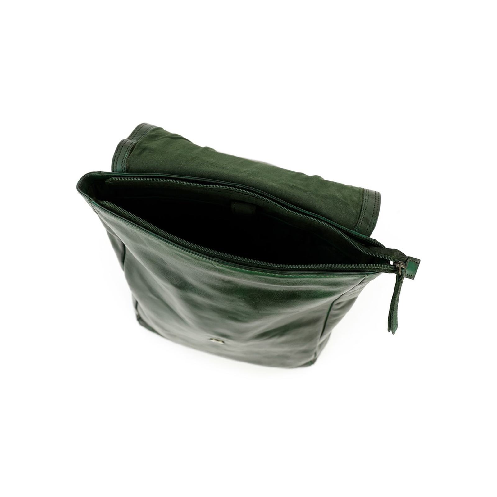 Bear Rob rugzak (Cow-Lavato leren rugzak) - Green - Afbeelding 3