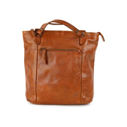 Bear Sandy rugzakschoudertas (2-in-1 tas) - Cognac