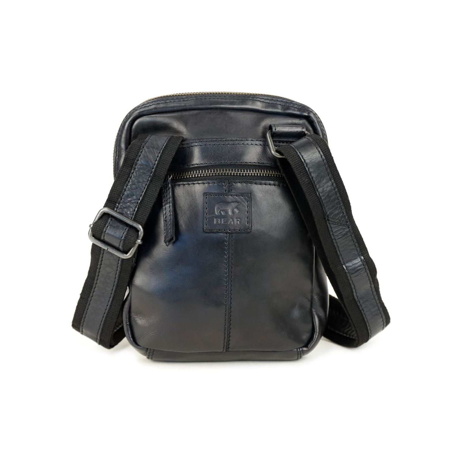 Bear Sasha crossbody (leren crossbody tas) - Zwart - Afbeelding 2
