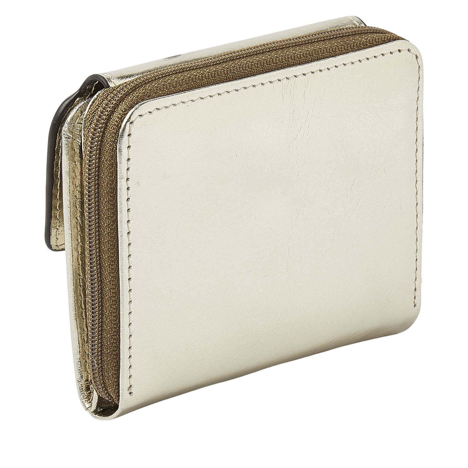 dR Amsterdam 110179 damesportemonnee met rits light gold achterkant