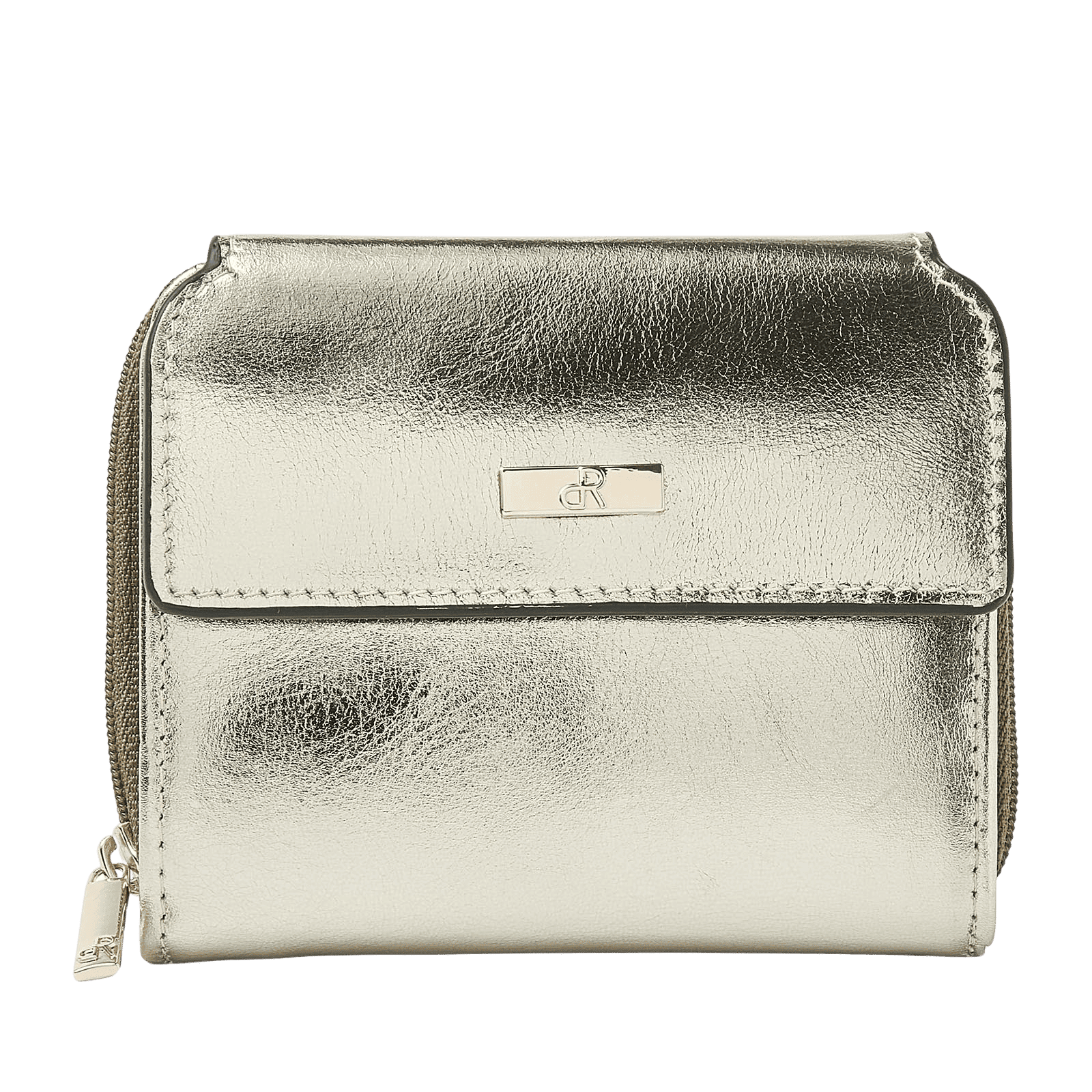 dR Amsterdam 110179 damesportemonnee met rits light gold voorkant