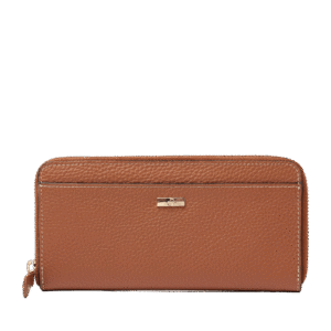 dR Amsterdam 110182 damesportemonnee met rits mocha voorkant