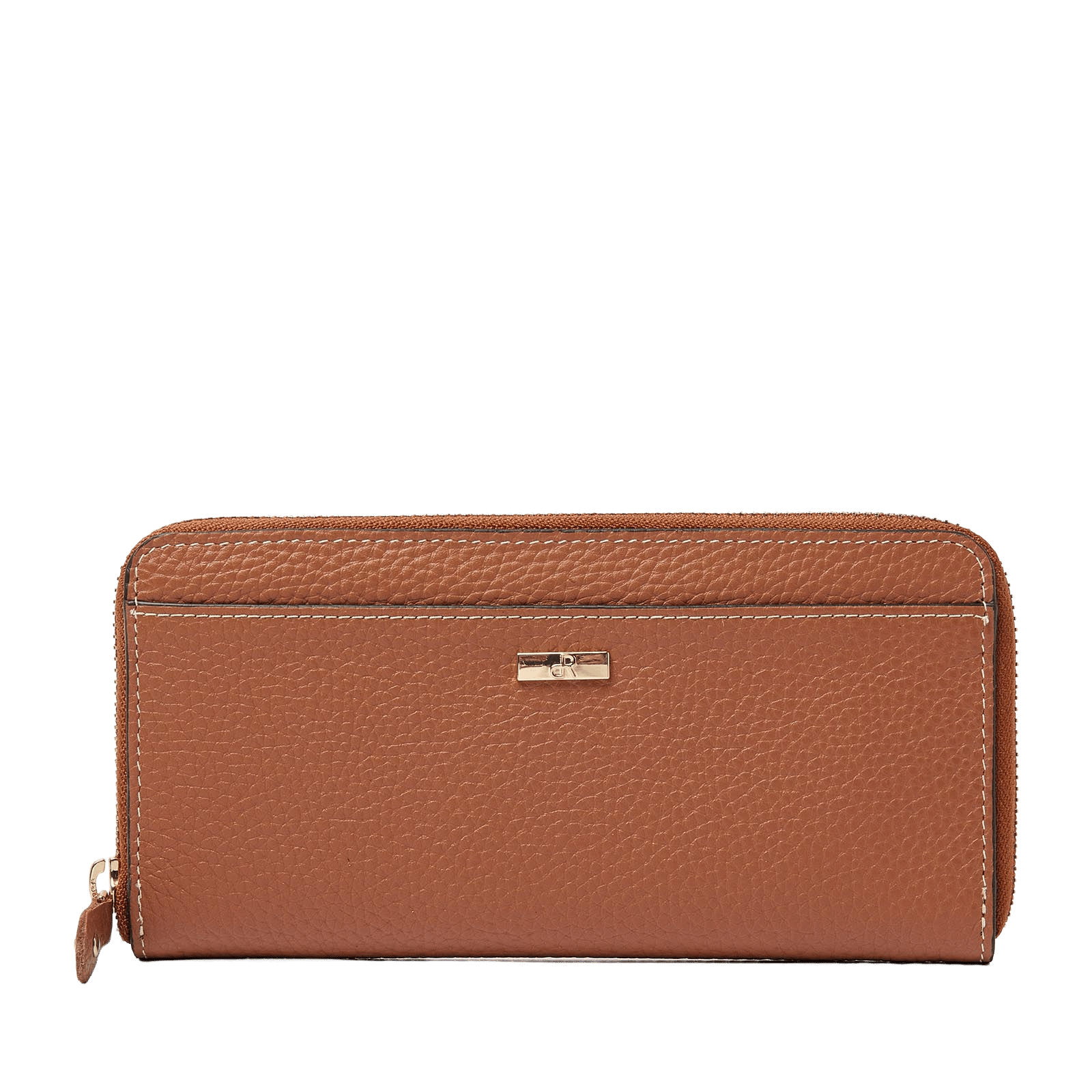 dR Amsterdam 110182 damesportemonnee met rits mocha voorkant