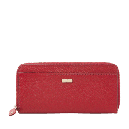 dR Amsterdam 110182 damesportemonnee met rits rood voorkant