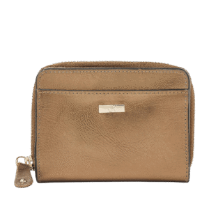 dR Amsterdam 110184 damesportemonnee met rits gold voorkant