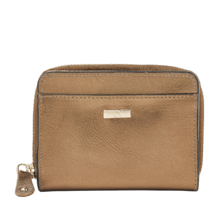 dR Amsterdam 110184 damesportemonnee met rits gold voorkant