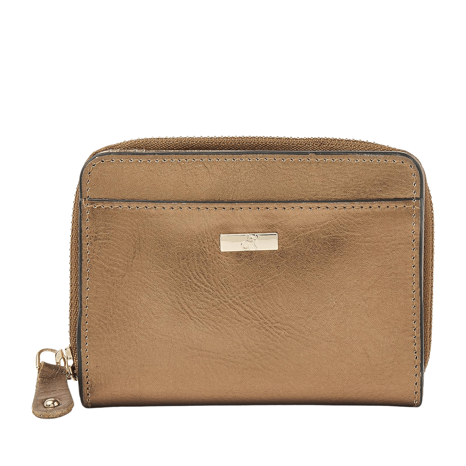 dR Amsterdam 110184 damesportemonnee met rits gold voorkant